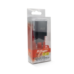 Сетевое зарядное устройство AVS 2 порта UT-723 (USB QC 3.0+PD Type C)