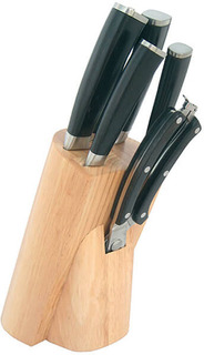 Набор кухонных ножей Maestro, MR-1424, черный, 7 предметов Мини маэстро