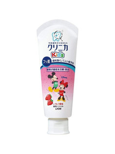 Детская гелевая зубная паста Lion 1+ клубника 60 гр