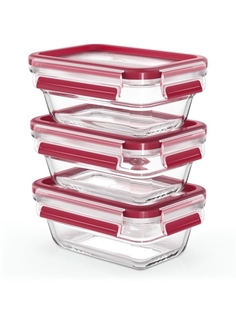 Набор контейнеров Tefal Masterseal Glass N1051110, 3 предмета