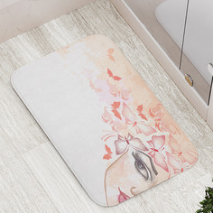 Коврики для ванной и туалета bath_97652 Прическа из бабочек JoyArty