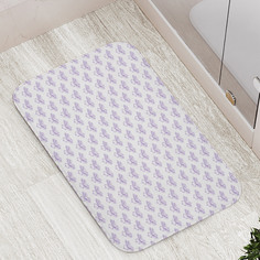Коврики для ванной и туалета bath_101388 Однотонная свекла Joy Arty