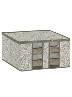 Коробка раскладная для вещей 40х40х25 серый/ темно-серый, арт. ВС-20 Prima House