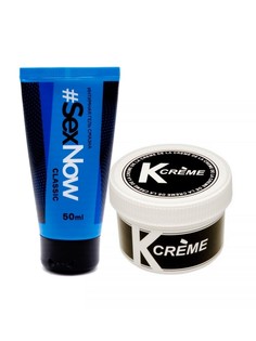 Набор интимная смазка для анального секса K Crème 150 мл и гель лубрикант SexNow 50 мл