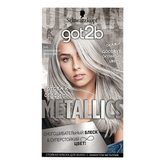 Краска для волос Got2b Metallics Permanent Color M71 серебристый металлик, 142,5 мл