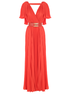 Платье плиссированное Elie Saab