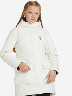 Куртка утепленная для девочек Outventure, Белый, размер 158