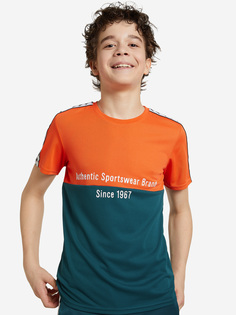Футболка для мальчиков Kappa, Оранжевый, размер 164