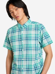Рубашка с коротким рукавом мужская Columbia Under Exposure YD Short Sleeve Shirt, Зеленый, размер 46