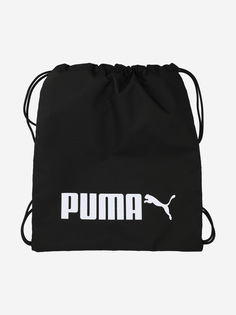 Мешок для обуви PUMA Phase Gym Sack, Черный, размер Без размера
