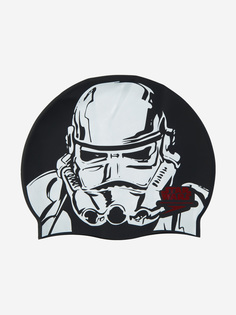 Шапочка для плавания Speedo Slogan, Черный, размер 52-58