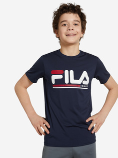 Футболка для мальчиков FILA, Синий, размер 152