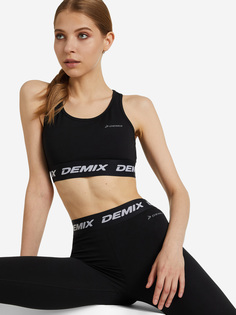 Спортивный топ бра Demix, Черный, размер 52