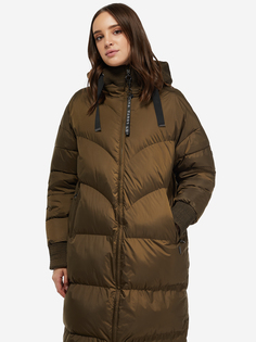 Пальто утепленное женское Luhta Haukkaniemi, Коричневый, размер 48