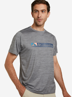 Футболка мужская Columbia Alpine Chill Zero Graphic Short Sleeve, Серый, размер 54