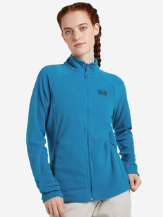 Джемпер флисовый женский Mountain Hardwear Polartec Microfleece Full Zip, Синий, размер 50