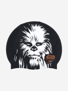 Шапочка для плавания Speedo Slogan, Черный, размер 52-58