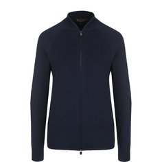 Кардиган на молнии из смеси шелка и хлопка Loro Piana