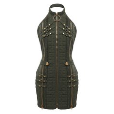 Хлопковое платье Balmain