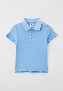Поло Button Blue
