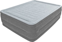 Надувная кровать Comfort-Plush, 152х203х56см, встроенный насос (Intex)