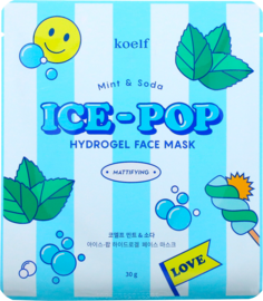 Гидрогелевая маска для лица Koelf с мятой и газировкой
