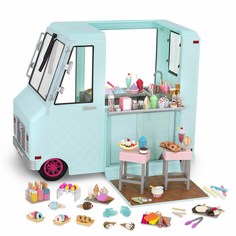 Игровой набор Our Generation Фургон-магазин с мороженым бирюзовый 11587