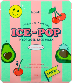 Гидрогелевая маска Koelf для лица с вишней и авокадо