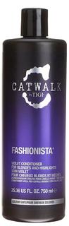 Кондиционер TIGI Catwalk Fashionista Violet для коррекции цвета осветленных волос, 750 мл