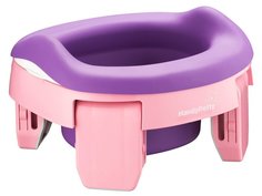 Горшок дорожный Roxy Kids HandyPotty 3в1 розовый + с универсальной вкладкой