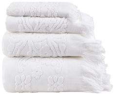 Банное полотенце, полотенце универсальное Arya белый