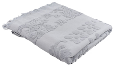 Банное полотенце, полотенце универсальное Arya серый