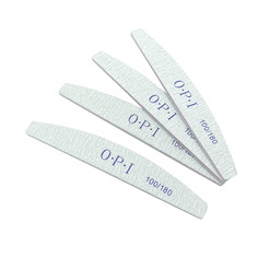 Пилки для маникюра и педикюра OPI 100/180 полумесяц, 5 шт. Lian Beauty Accessories