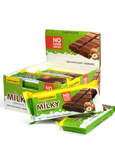 Молочный шоколад SNAQ FABRIQ Milky "Шоколадно-ореховая паста" (30шт по 55г)