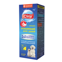 Лосьон для очищения ушей кошек и собак Cliny, 50 мл