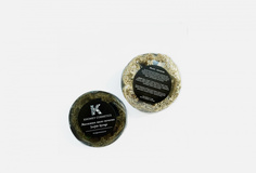 Массажное мыло-мочалка с ароматом свежесваренного кофе Khomey Cosmetics