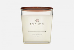 Ароматическая свеча с хлопковым фитилем FOR ME Candle