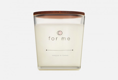 Ароматическая свеча с хлопковым фитилем FOR ME Candle