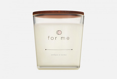 Ароматическая свеча с хлопковым фитилем FOR ME Candle