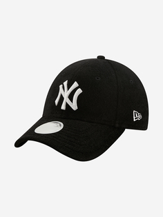 Бейсболка женская New Era 9Forty MLB New York Yankees, Черный, размер Без размера