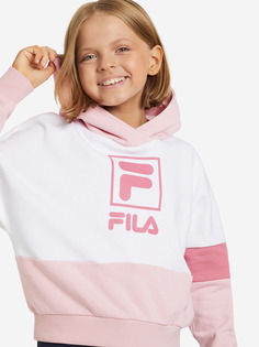 Худи для девочек FILA, Розовый, размер 152