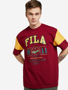 Футболка мужская FILA, Красный, размер 44-46