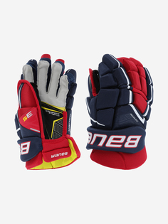 Перчатки хоккейные детские Bauer SUPREME 3S, Синий, размер 13 Бауэр