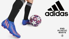 Бутсы мужские adidas Predator Edge.2 FG, Голубой, размер 41