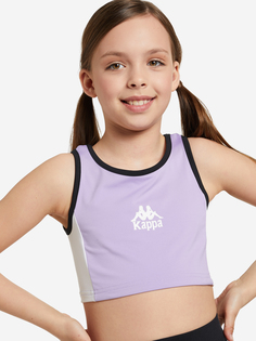 Спортивный топ бра для девочек Kappa, Фиолетовый, размер 164