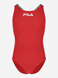 Купальник для девочек FILA, Красный, размер 152