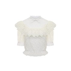 Хлопковый топ Miu Miu