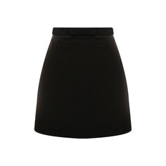 Кожаная юбка Miu Miu