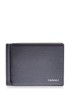 Складной бумажник из крупнозернистой телячьей кожи Canali
