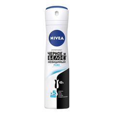 Антиперспирант Nivea Пьюр Невидимая защита для черного и белого 150 мл